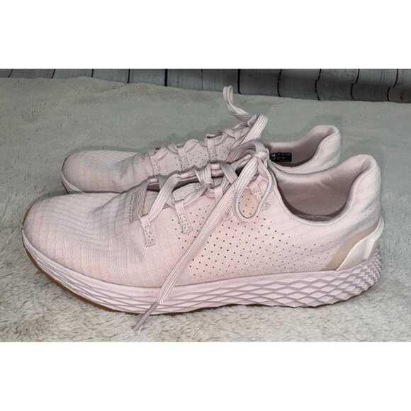 NOBULL Women's Ripstop Runners Light Pink Knit Athletic Sneakers Size 8 - Picture 1 of 9